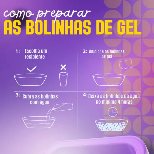 Arminha Lança Bolinha De Gel Eletrica Recarregável Original